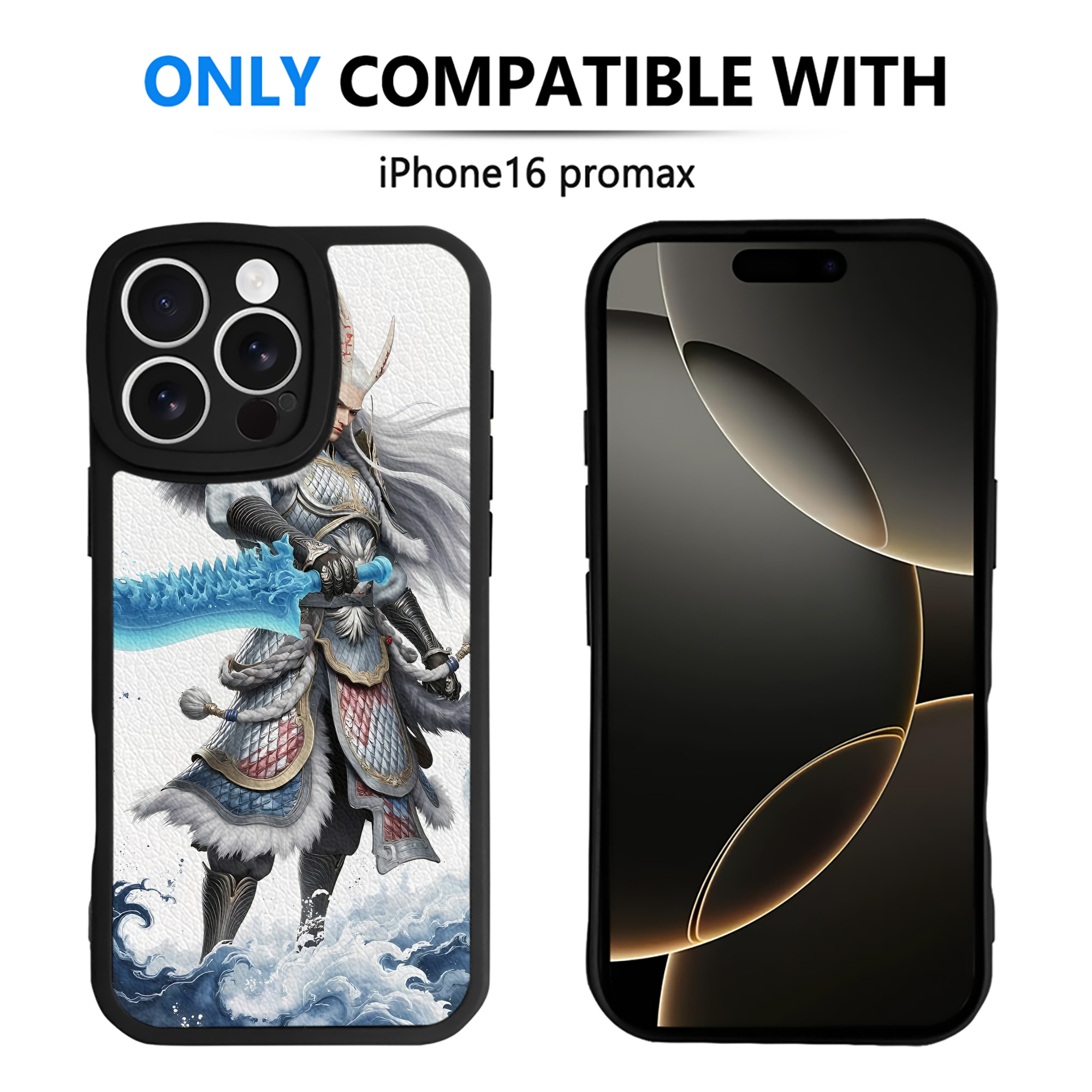 （画像用） Ne Zha 2 ナタ 魔童の大暴れ 【iPhone 16シリーズ対応】シリコンスマホケース（レザー調） 材質：シリコン